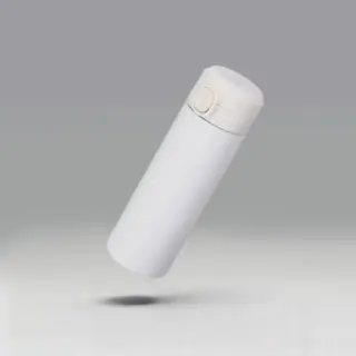 Вакуумная термокружка c кнопкой «Guard», soft-touch, 400 мл, тубус