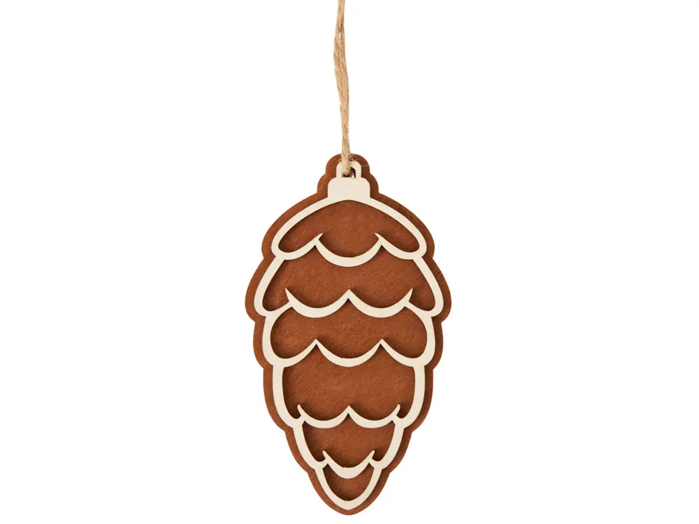 Деревянная подвеска на елку «Cedar» — изображение 3