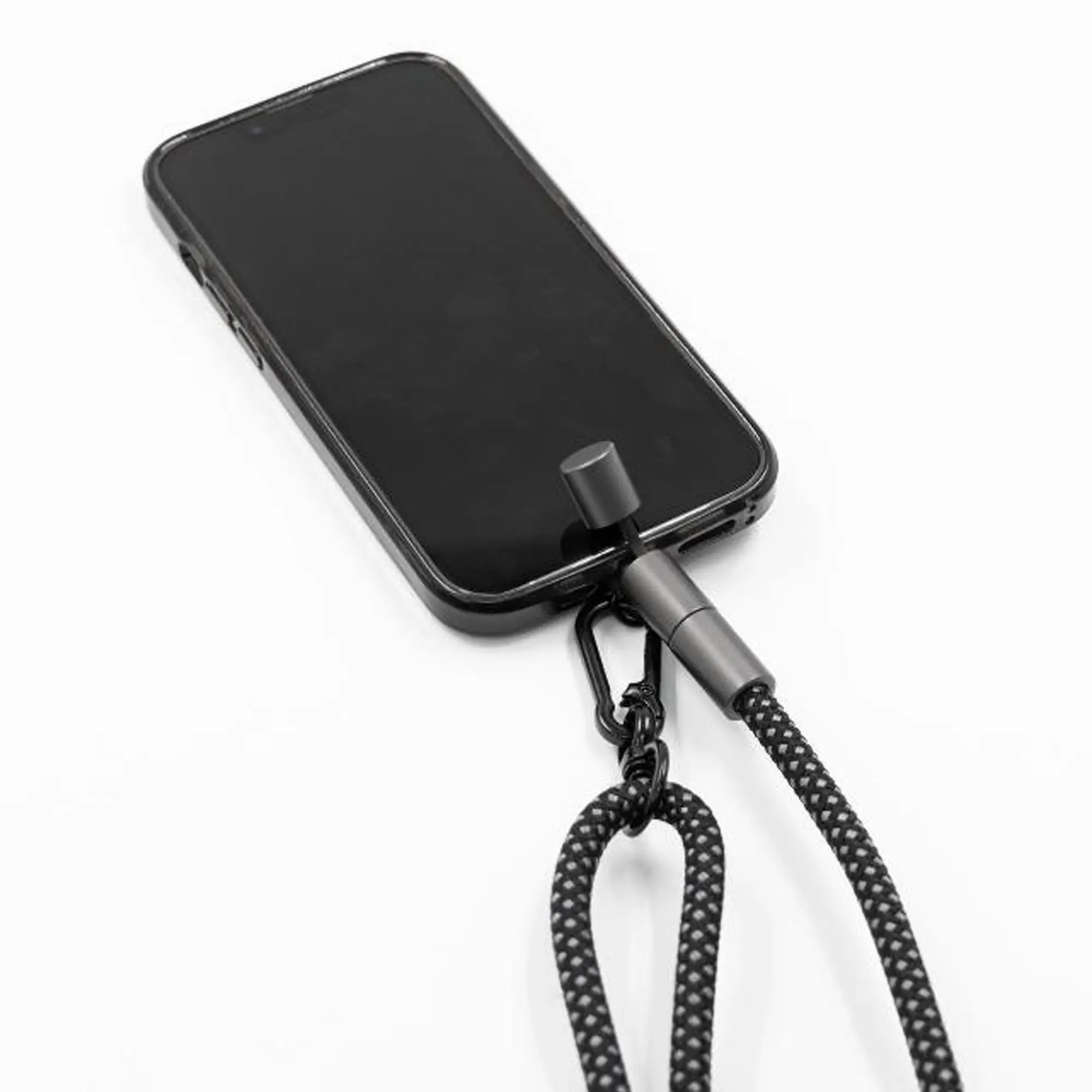 Шнурок-держатель для телефона с зарядным кабелем USB-C на USB-C/Lightning «Lany Eco Charge» — изображение 7