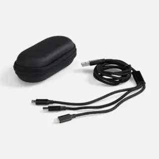 Кабель Triple Charge в футляре ver.2, черный