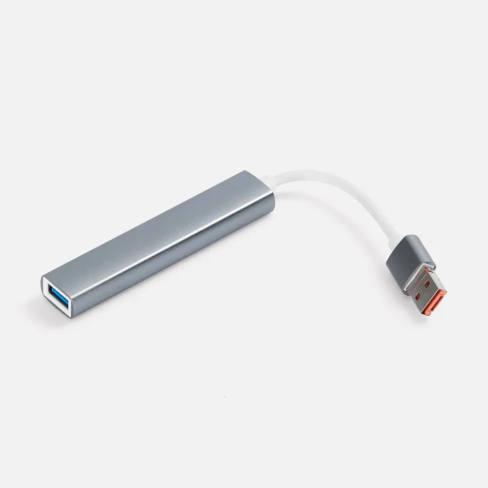 USB-хаб Slotto, серый — изображение 3