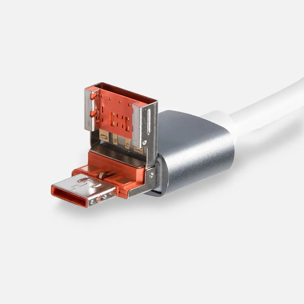 USB-хаб Slotto, серый — изображение 5